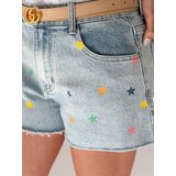 DStreet Spodenki damskie jeansowe STARSHINE niebieskie | shoptok.hr