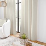Douceur d intérieur Bež žametna zavesa 140x260 cm Swing – | Shoptok.si