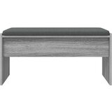  Klupa za hodnik s jastukom Siva Sonoma 80 x 38 x 46 cm | shoptok.hr