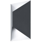 Eglo Predazzo vanjska zidna/2, led, 2x2,5w, čelik/antracit | shoptok.hr