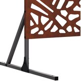  Zaslon za privatnost 100 x 50 x 180 cm Otporni čelik Rđa | shoptok.hr