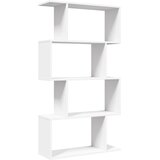 Pregrada za sobe s 4 etaže, bijela, 70x24x129 cm, od inženjerskog drva | shoptok.hr