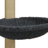  Penjalica za mačke sa stupom za grebanje tamnosiva 74 cm | shoptok.hr