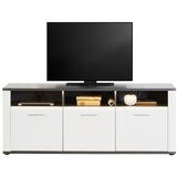 Premium Living Tv-element Alassio, Bela, Temno Siva Cene