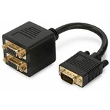 Digitus VGA Y-kabel [1x Muški konektor VGA - 2x Ženski konektor VGA] 0.2 m Crna Cijene
