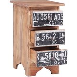 Maison Chic Nočna omarica - Nočna miza 30x30x51 cm trden mahagonij, (21688579) Cene