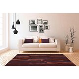 Kayoom RAVNO TKANA PREPROGA 70/140 cm taftano oranžna, rjavosiva | Shoptok.si