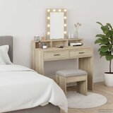  Toaletni stol Smeđa 100 x 41 x 140 cm Konstruirano drvo | shoptok.hr