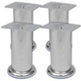 4 Okrugle Noge za Kauč Krom 120 mm | shoptok.hr