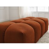 Bobochic Paris Opečnato oranžen tabure iz tkanine bouclé Everest – | Shoptok.si