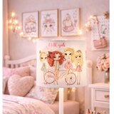  Dečija stona lampa GIRLS VIBES 1xE27/60W/230V, prečnik 18 cm, za devojčice | Eponuda.com