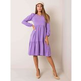 Fashion Hunters RUE PARIS Light purple cotton dress Cene