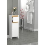 MID.YOU Visoka Komoda Malira, Bela, Barva Hrasta | Shoptok.si