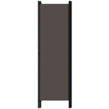 vidaXL Sobna pregrada s 3 panela antracit 150 x 180 cm | shoptok.hr