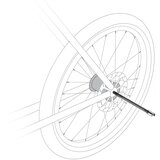 Cybex Gold® cybex® zeno™ zadnja os namještanja biciklističke prikolice | shoptok.hr