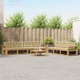  Set vanjskih sofa 7 kom. Bijela i bež | shoptok.hr