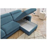 Bobochic Paris modra raztegljiva kotna sedežna garnitura (s kotom po izbiri) monaco | Shoptok.si