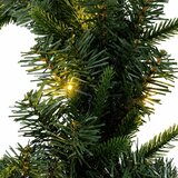  Božićni vijenac Zelena Ø 50 cm PVC i PE 25 LED lampica | shoptok.hr