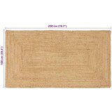 vidaXL Tepih Bež 100 x 200 cm Juta | shoptok.hr