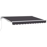 vidaXL Retraktilna tenda Antracit 250x200 cm blago - - Antracit - 22.86 - 250x200 cm - 2025- | Shoptok.si
