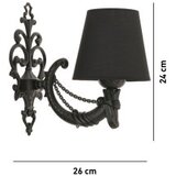 Opviq Zidna lampa Gloria, 15x10x13cm, IP20, Crna | Eponuda.ba