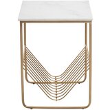 Premier Housewares Stranska mizica z marmorno mizno ploščo 40x40 cm Mandoli – | Shoptok.si