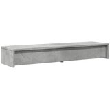  Stalak za monitor ladicama siva boja betona 100x27x15 cm drveni | Eponuda.ba