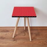 Hanah home klub sto Shp337, 35x42x35 cm, Crveni | ePonuda.com