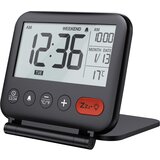 Venisymlis Potovalna Budilka, Mini Prenosna Lcd Digitalna Ura Z Osvetlitvijo Ozadja, Koledar, 12/24-Urna Nastavitev Temperature, (22059845) Cene