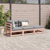  3-dijelni set vrtnih sofa s jastucima masivno drvo duglazije | Eponuda.com