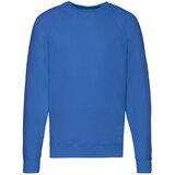 Fruit Of The Loom Blue Men's Sweatshirt Lightweight Raglan Sweat | Shoptok.si