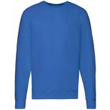 Fruit Of The Loom Blue Men's Sweatshirt Lightweight Raglan Sweat Cene