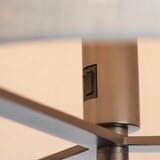  endon 72634 - podna lampa hayfield 1xE27/40W/230V braon/siva | Eponuda.com