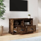 TV ormarić boja dimljenog hrasta 80x35x50 cm konstruirano drvo | Eponuda.com
