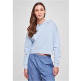UC Ladies Ladies Short Flower Embroidery Terry Hoody balticblue | shoptok.hr