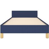  Okvir kreveta s uzglavljem bez madraca plavi 90x190 cm tkanine | shoptok.hr