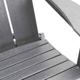  Sklopiva Adirondack stolica Svijetlo siva 80,5 x 74,5 x 92 cm | shoptok.hr