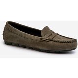 EVENTO Women's Suede Moccasins Dark Beige Ranica | Shoptok.si