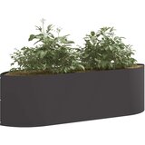  Povišeni vrtni krevet Crna 140 x 40 x 40 cm Čelik | shoptok.hr