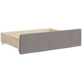  Izvlečna dnevna postelja s predali taupe 80x200 cm blago, (20787962) | Shoptok.si