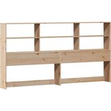 vidaXL Knjižna postelja brez vzmetnice 180x200 cm trdna borovina | Shoptok.si