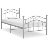  Okvir za krevet sivi metalni 100 x 200 cm | shoptok.hr