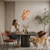  LED luster na sajli RELAX LED/15W/230V zlatna/zadimljena braon | Eponuda.com