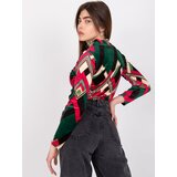 Italy Moda Blouse-DHJ-BZ-6291-2.32P-dark green | shoptok.hr