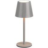  Siva LED namizna svetilka s kovinskim senčilom (višina 21 cm) Diaz – | Shoptok.si