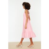 Trendyol Pink Gipe detaljna haljina s patentnim zatvaračem | ePonuda.com