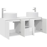  Set ormarića za kupaonicu 3 kom. Bijela visokog sjaja 49,5 x 44,5 x 65,5 cm | Shoptok.si
