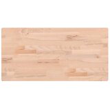  Zidna polica za umivaonik od čelika i masivne bukovine Smeđa 80 x 40 x 2.5 cm | Shoptok.si