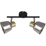  Klausen KL162005 - Spot svetlo SMOKY 2xE14/9W/230V crna/mesing/siva | Eponuda.com