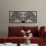 Wallity Zidna dekoracija Rog Drvo, 38 x 90 cm, Crna | Eponuda.ba